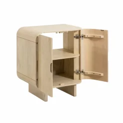 Made in Meubles Meuble sous vasque en bois de manguier Yoni