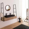 Made in Meubles Meuble sous vasque suspendu Amal