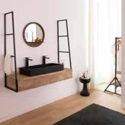 Made in Meubles Meuble sous vasque suspendu Amal