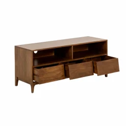 Made in Meubles Meuble TV 2 niches en bois de manguier Remick