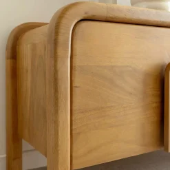 Made in Meubles Meuble TV 4 portes en bois de manguier Féodor