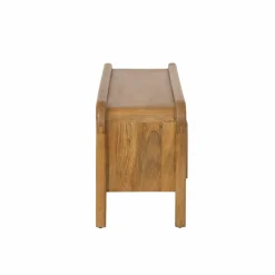 Made in Meubles Meuble TV 4 portes en bois de manguier Féodor