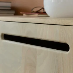 Made in Meubles Meuble TV 3 portes en bois de manguier Roni