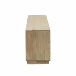 Made in Meubles Meuble TV 3 portes en bois de manguier Roni