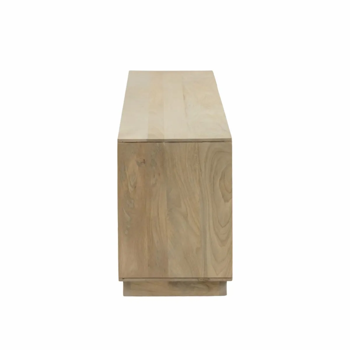 Made in Meubles Meuble TV 3 portes en bois de manguier Roni