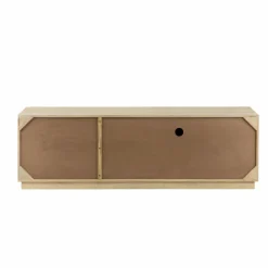 Made in Meubles Meuble TV 3 portes en bois de manguier Roni