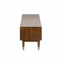 Made in Meubles Meuble TV 3 portes en bois d'acacia Emiel
