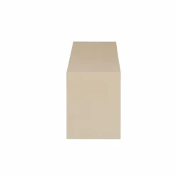 Made in Meubles Meuble TV 2 portes et 1 étagère en bois effet béton et bois recyclé Dalva