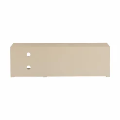 Made in Meubles Meuble TV 2 portes et 1 étagère en bois effet béton et bois recyclé Dalva