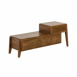Made in Meubles Meuble TV 3 tiroirs en bois de manguier Remick