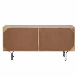 Made in Meubles Meuble TV bois de manguier et métal Auxence