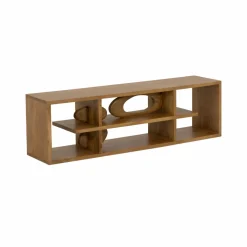 Made in Meubles Meuble TV design en bois de manguier Alwen