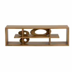 Made in Meubles Meuble TV design en bois de manguier Alwen