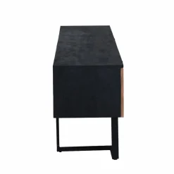Made in Meubles Meuble TV en bois d'acacia et métal Pippa