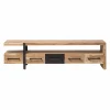 Made in Meubles Meuble TV en bois d'acacia Praia