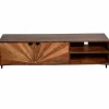 Made in Meubles Meuble TV en bois d'acacia Elvira