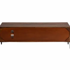 Made in Meubles Meuble TV en bois d'acacia Elvira