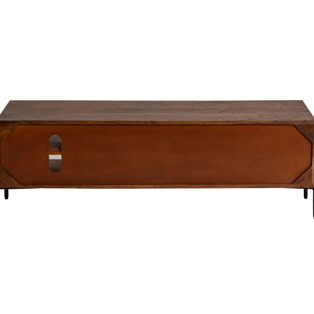 Made in Meubles Meuble TV en bois d'acacia Elvira