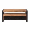 Made in Meubles Meuble TV en bois d'acacia 112 cm Havana