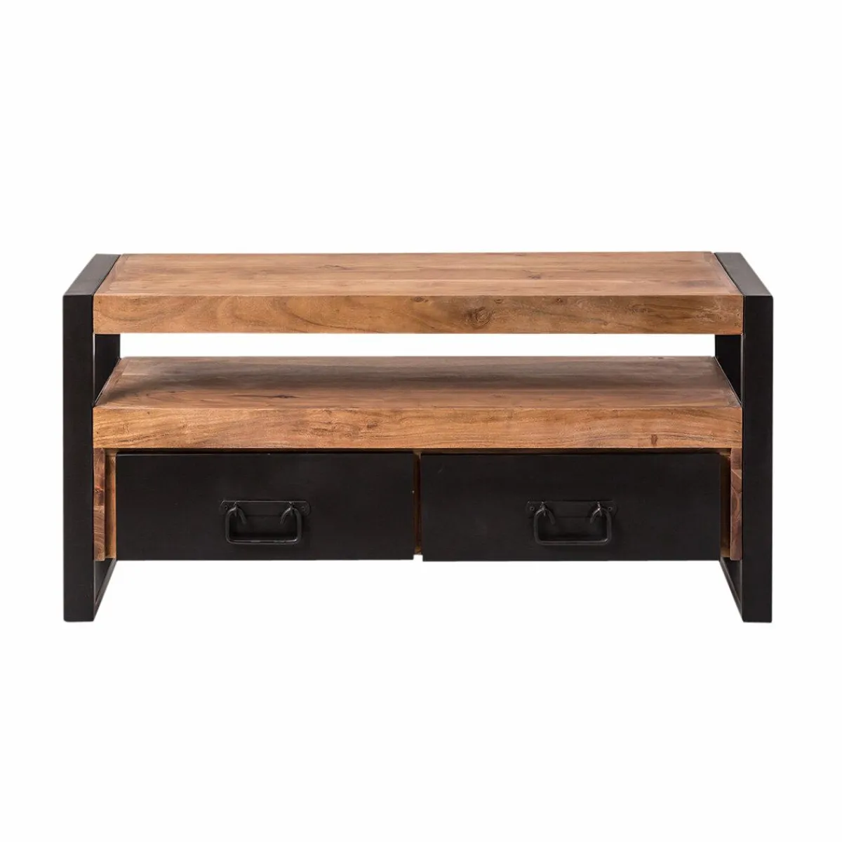 Made in Meubles Meuble TV en bois d'acacia 112 cm Havana