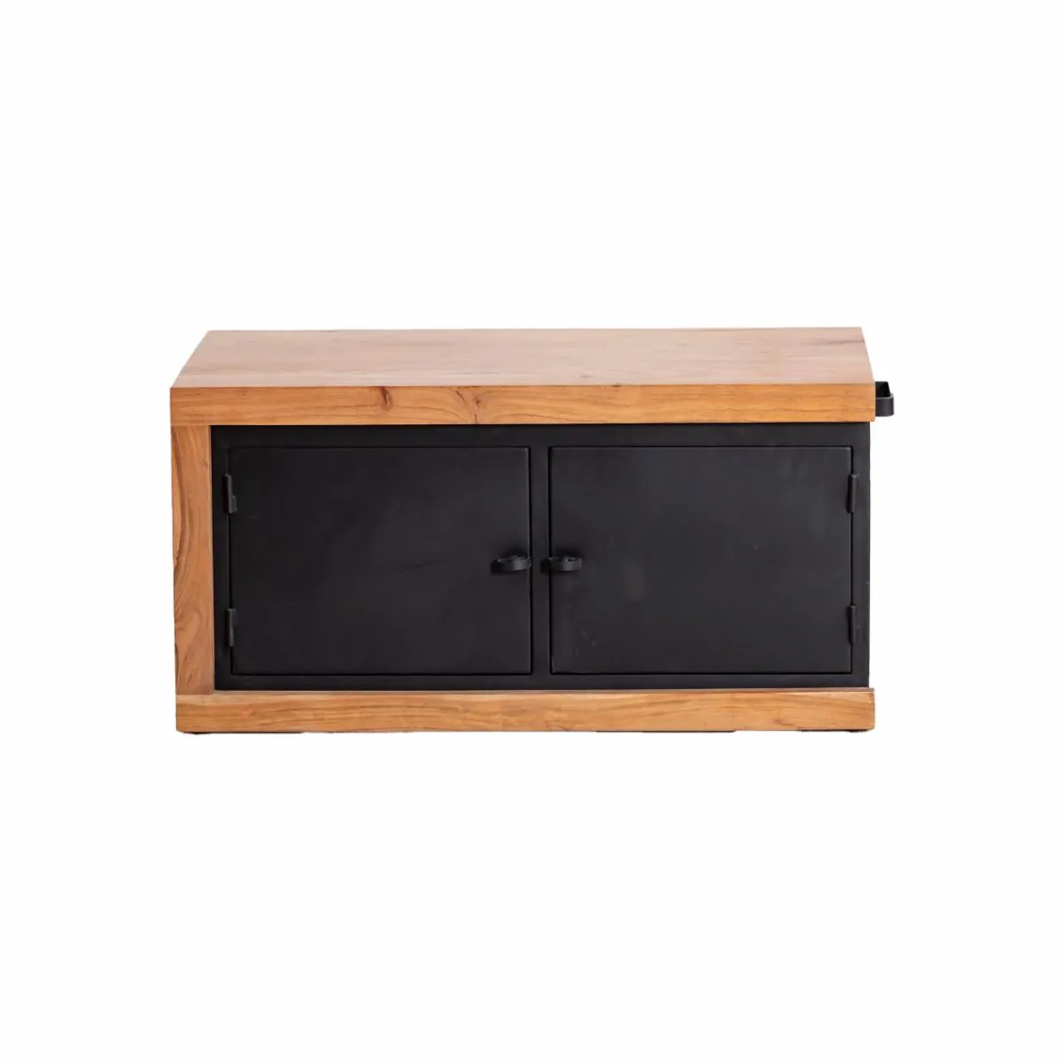 Made in Meubles Meuble TV en bois d'acacia Emilio