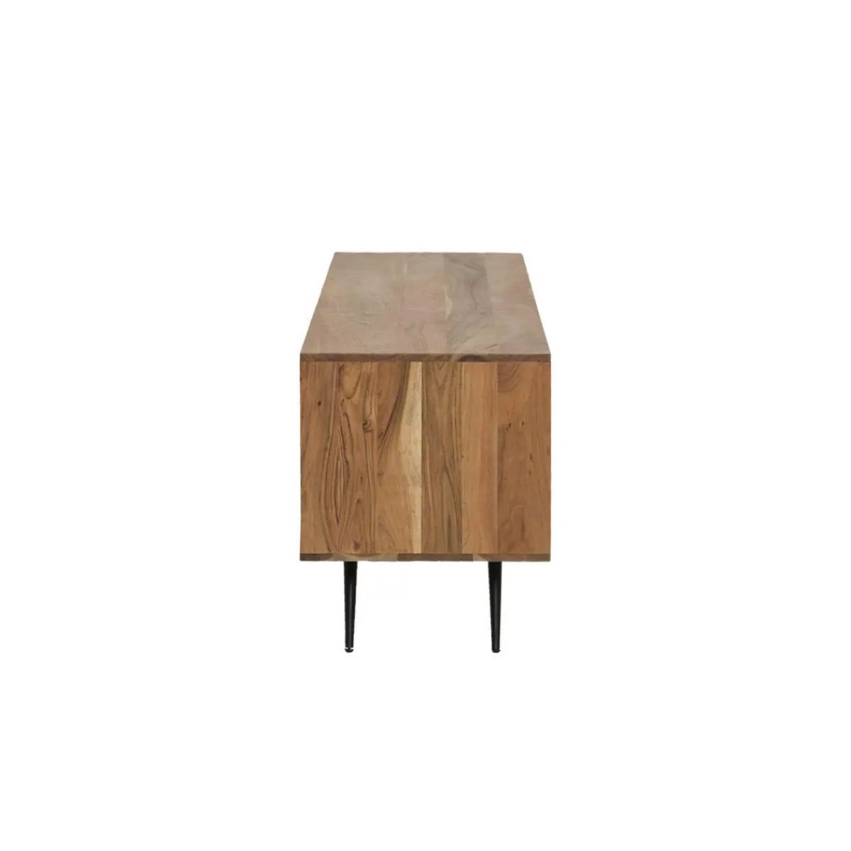 Made in Meubles Meuble TV en bois d'acacia Sara