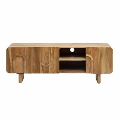 Made in Meubles Meuble TV en bois d'acacia Tilio