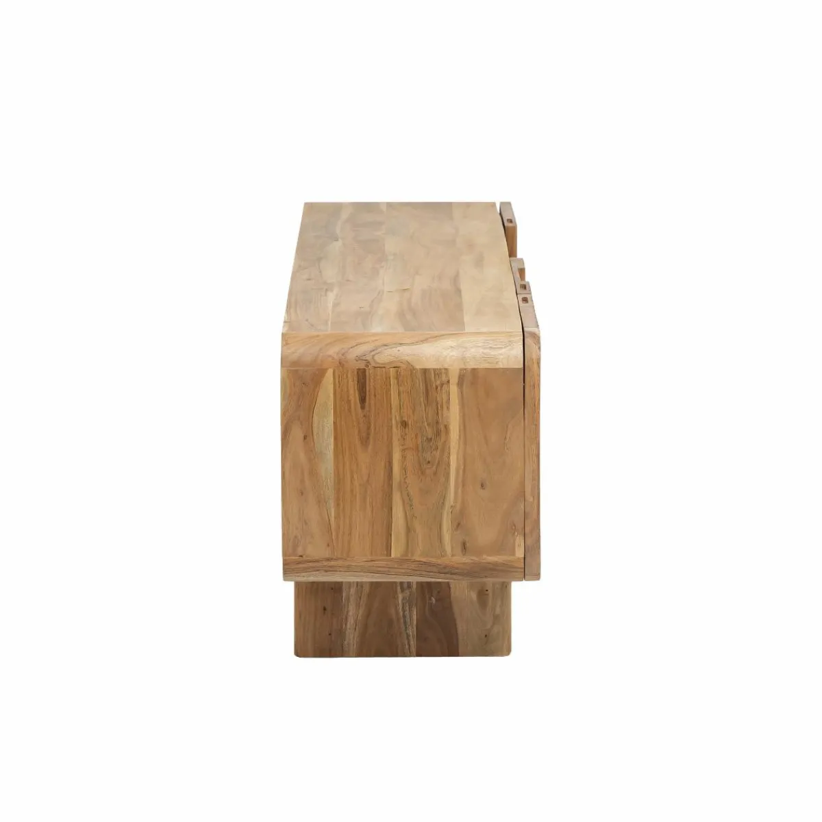 Made in Meubles Meuble TV en bois d'acacia Tilio
