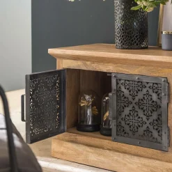 Made in Meubles Meuble TV en bois de manguier Sahara