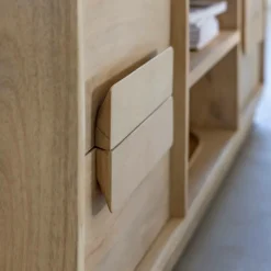 Made in Meubles Meuble TV en bois de manguier Lioris