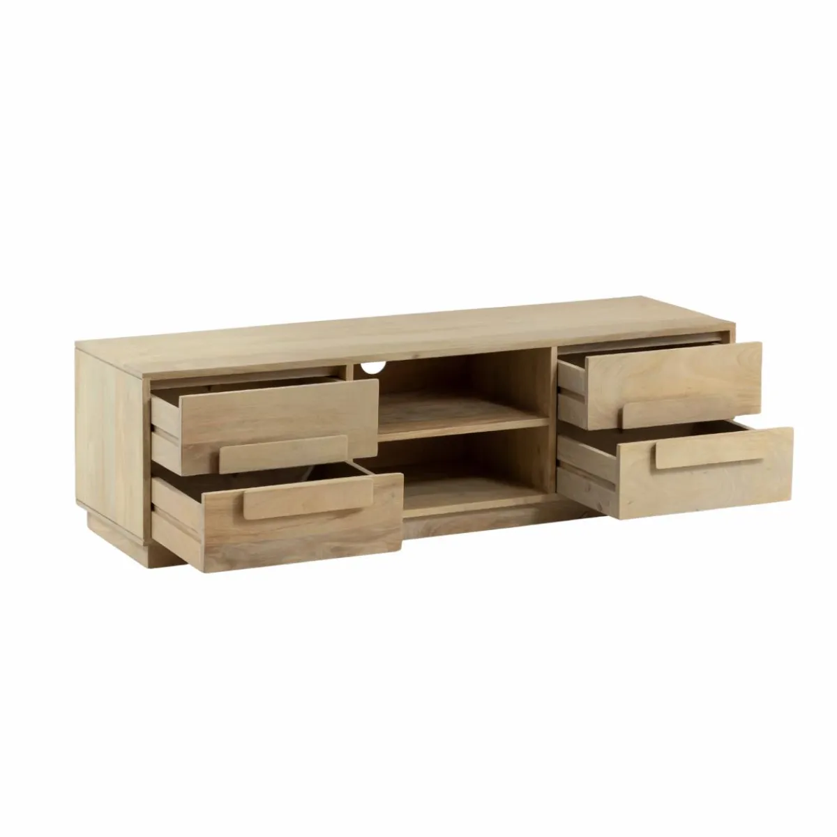 Made in Meubles Meuble TV en bois de manguier Lioris