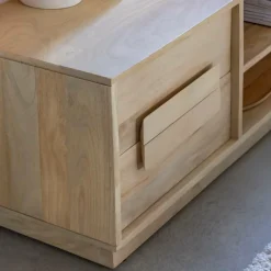 Made in Meubles Meuble TV en bois de manguier Lioris