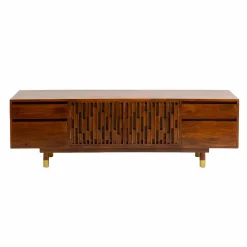 Made in Meubles Meuble TV en bois de manguier Xabi