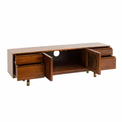 Made in Meubles Meuble TV en bois de manguier Xabi