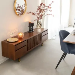 Made in Meubles Meuble TV en bois de manguier Xabi