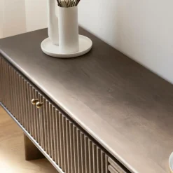 Made in Meubles Meuble TV en bois de manguier Niels