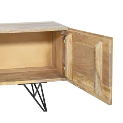 Made in Meubles Meuble TV en bois de manguier Carole