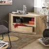 Made in Meubles Meuble TV en bois de manguier Lyam