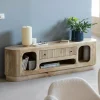 Made in Meubles Meuble TV en bois de manguier Amara