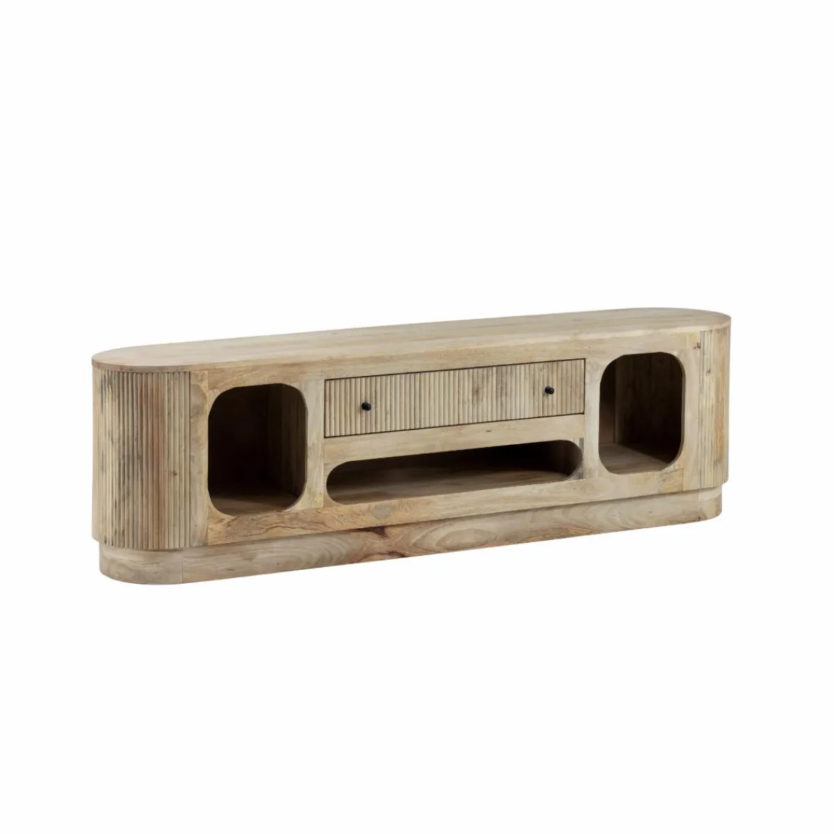 Made in Meubles Meuble TV en bois de manguier Amara