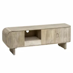 Made in Meubles Meuble TV en bois de manguier clair Yoni