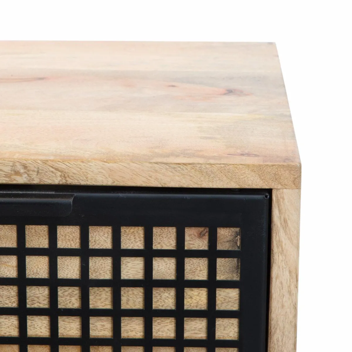Made in Meubles Meuble TV en bois de manguier 140 cm Jasmin