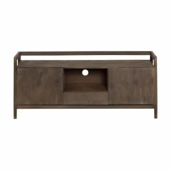 Made in Meubles Meuble TV en bois de manguier marron Emile