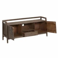 Made in Meubles Meuble TV en bois de manguier marron Emile