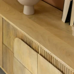 Made in Meubles Meuble TV en bois de manguier Eros