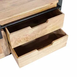Made in Meubles Meuble TV en bois de manguier 120 cm New-York