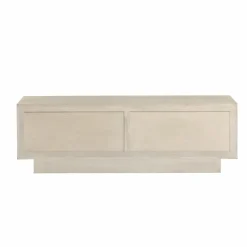Made in Meubles Meuble TV en bois de manguier blanchi Miliam