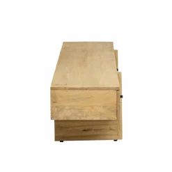 Made in Meubles Meuble TV en bois de manguier 4 tiroirs Amara
