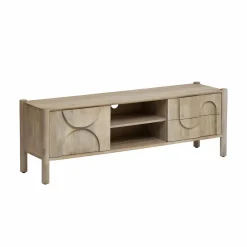 Made in Meubles Meuble TV en bois de manguier Tysia