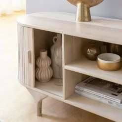 Made in Meubles Meuble tv en bois de manguier Macha